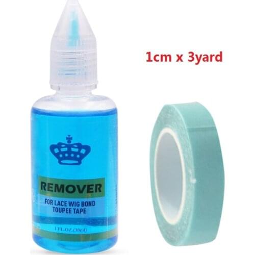 1 bottle 30ml adhesive remover for Skin tape hair/ PU skin weft hair extensions and Blue tape glue