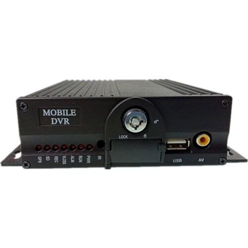 GPS 3G 4 Channels AHD 720P H.264 SD Card Mobile DVR for Truck Taxi School Bus