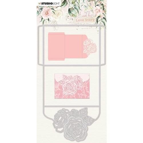 2021 AliliArts Metal Cutting Dies Rose envelope diy Scrapbooking Photo Album Decorative Embossing PaperCard Crafts Die