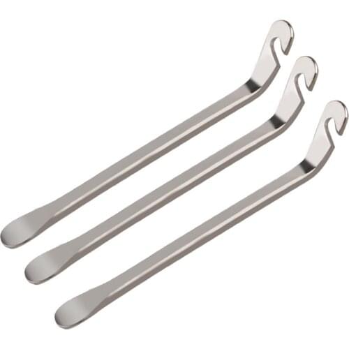 3pcs/set Hot Sale Cycling Steel Wheel Tire Lever Curved Bike Bicycle Tyre Repair Tool Repairing Set Hooks