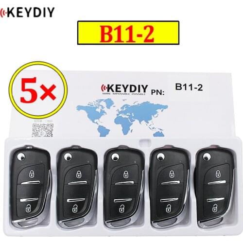 5pcs/lot KEYDIY B series B11-2 2 button universal KD remote control for KD200 KD900 KD900+ URG200 KD-X2 mini KD DS style