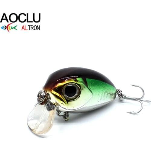 AOCLU wobblers Super Quality 8 Colors 30mm 3.9g Hard Bait Minnow Shad Crankbait Fishing lure Bass Fresh Salt water tackle