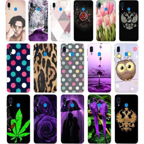 B Case For Samsung A40 Case Soft Silicon Back Cover Phone Case For Samsung Galaxy A40 A405 SM-A405F A405F Cartoon Bumper