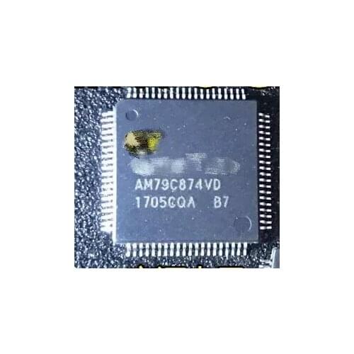 Free shipping 5pcs/lot AM79C874VD AM79C874 AM79C874V QFP80 new
