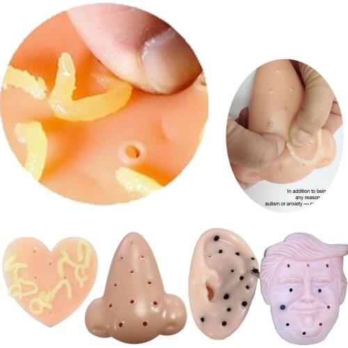Squeeze Acne Toy Peach Popping Popper Remover Stop Picking Your Face Pimples Picking Your Face TPE Toys Stress Relief Toys