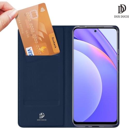 For Mi 10T Lite / Redmi Note 9T Pro / Redmi Note 9 Pro 5G Skin Pro Series Flip Case Cover Full Protection Steady Stand Card Slot