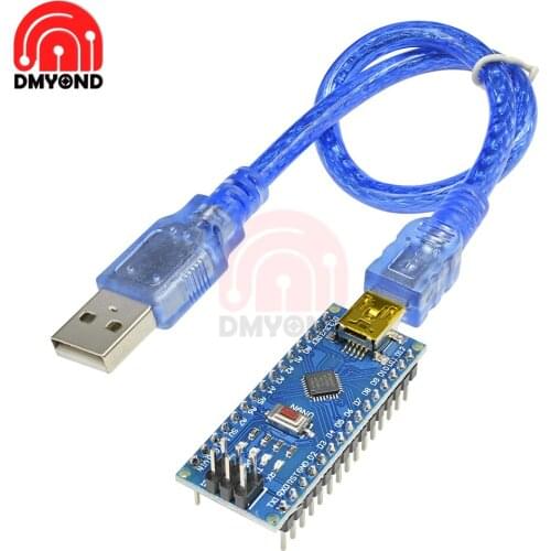 For NANO 3.0 CH340 Replace FT232RL NANO V3.0 ATMEGA328P-MU Mini Chip Mini USB Controller Compatible for Arduino USB Driver 5 12V