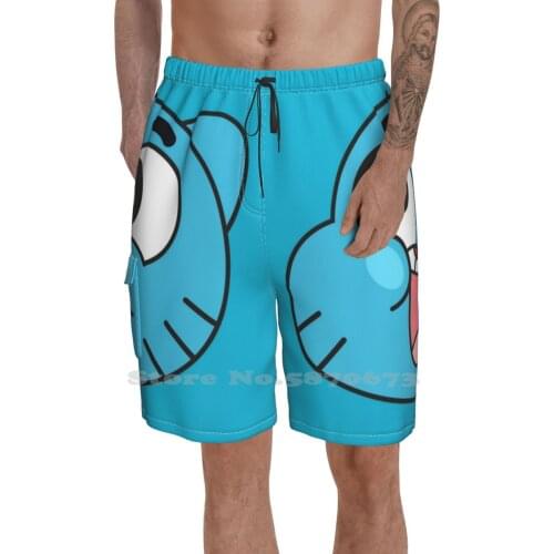 Gumball Fashion New MenS Beach Shorts Gumball Watterson Gumball Theamazingworldofgumball Amazing World Of Gumball Cartoon
