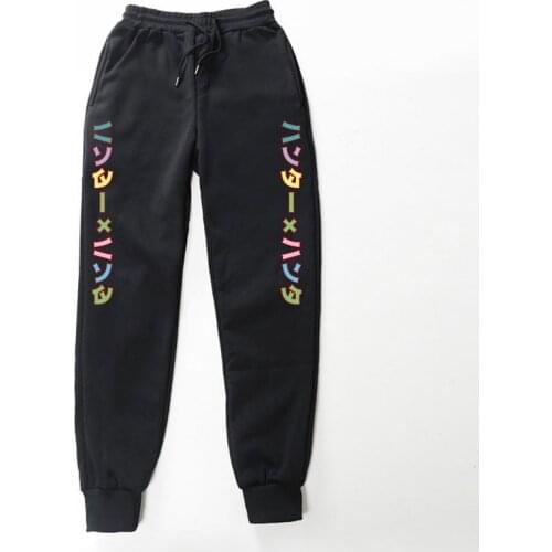 Japan Anime HUNTER X HUNTER Mens Sweatpants Joggers Lounge Pants Pockets Outdoor Hiking Running Trousers Streetwear SweatpantS