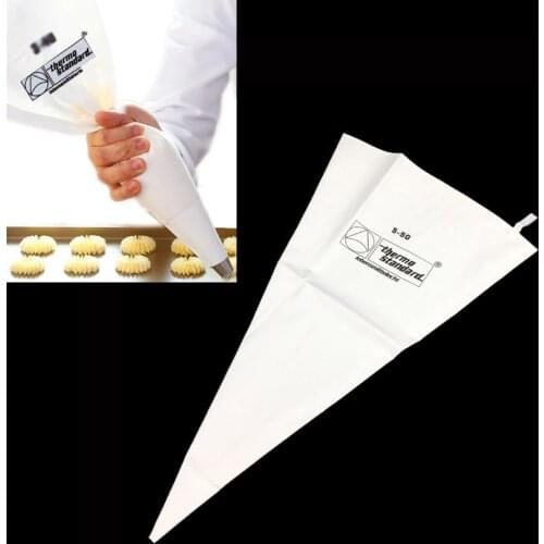 Wholesale 10 Pcs/lot 35/40/46/50/55/60cm Cotton Cream Pastry Icing Bag Baking Cooking Fondant Cake Decorating Tools Piping Bags