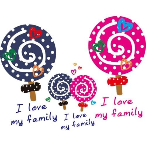 Prajna Round Lollipop Iron On Transfer 3d Beautiful Patch Hippie Craft Patches For Backpacks Garment Sticke Applique Set D