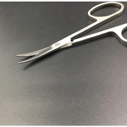 Professional Nail Scissor Manicure Tool For Nails Eyebrow Nose Eyelash Cuticle Scissors Curved Pedicure Scissors Oct Drop Ship