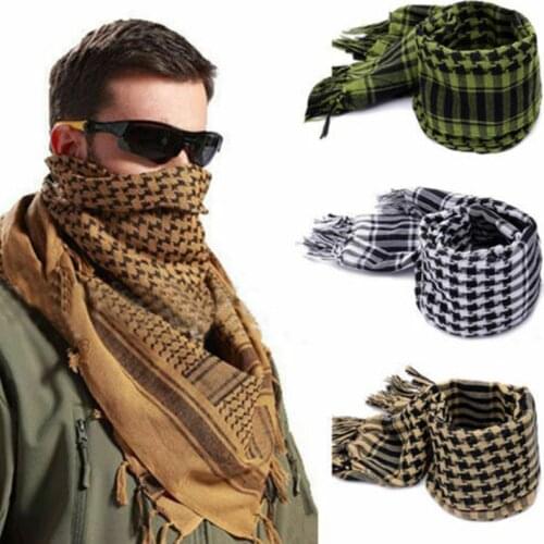 2019 Fashion Trend Men Women Shemagh Military Army Style Tactical Desert Keffiyeh Scarf Autumn Winter New Plaid Wraps Scarves