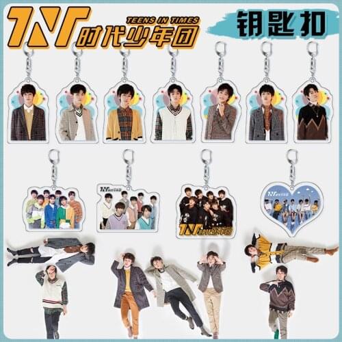 Times Youth League TNT Acrylic Keychain Ma Jiaqi Ding Chengxin He Junlin Liu Yaowen Song Yaxuan Surrounding Decor Ornaments Call