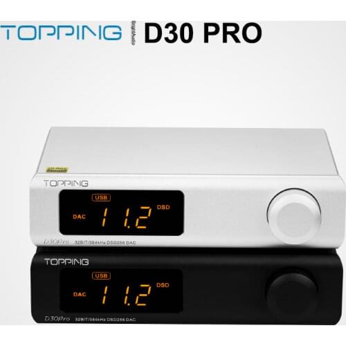 TOPPING D30 PRO D30pro 4pcs CS43198 DAC chip Decoder XU208 DSD256 PCM384kHz A30Pro Headphone Amplifier