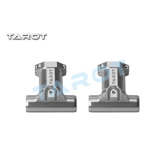 2PCS Tarot CNC 16MM 16 to 10 Metal T Type Mount for Landing Skid TL68B45