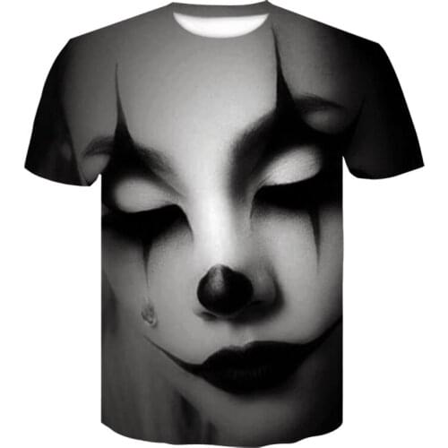 2020 Joker 3D Print Tshirt Men/Women Hip Hop Streetwear Tee T shirt 90s Boys Cool Clothes Man Tops
