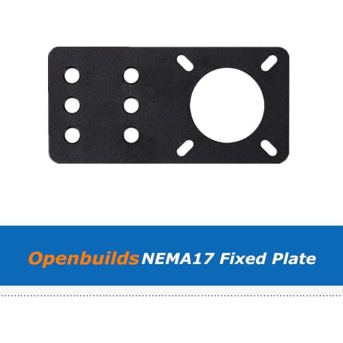 3D Printer Accessories Openbuilds Motor Mounting Plate, Aluminum NEMA 17 Fixed Mounting Bracket