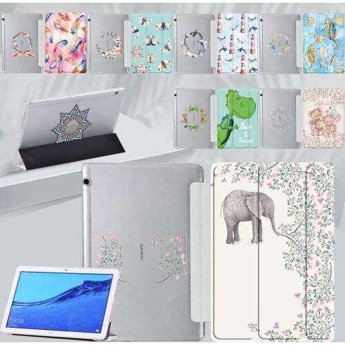 Case for Huawei MediaPad T5 10 10.1" AGS2-W09/W19/L03/L09/T3 10 9.6" AGS-W09/L09/L03 Flip Trifold Leather Stand Tablet Cover