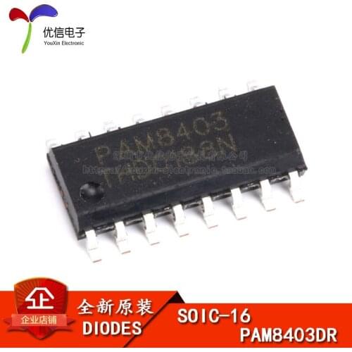 Chip PAM8403 3W * 2 stereo filterless Class D audio amplifier SOP-16