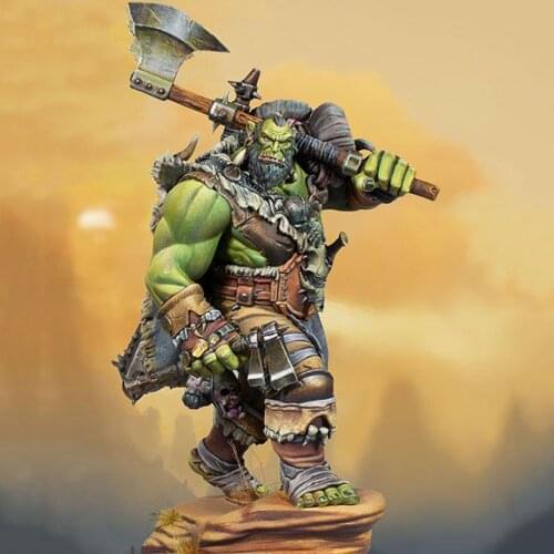Resin Figure 1/24 ancient fantasy warrior stand Model Unassambled Unpainted Figure Building Kit