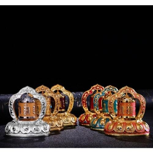 Vehicle-Mounted Carousel, Detian High-End Solar Tibet Safe Car Decoration