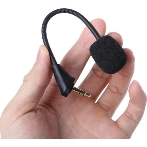 Mini Portable Microphone Earpads Cable Headphone Microphone for HYPERX Cloud II Core Silver Gaming Cloud Alpha S