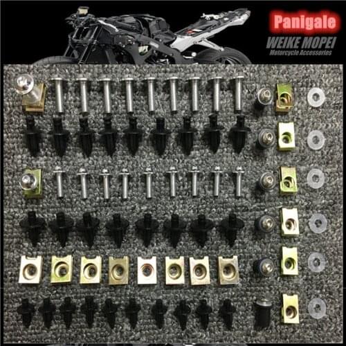 CNC Fairing Bolt Kit Body Screws plastic Expansion screw Clips Fit For Ducati 1199 959 Panigale