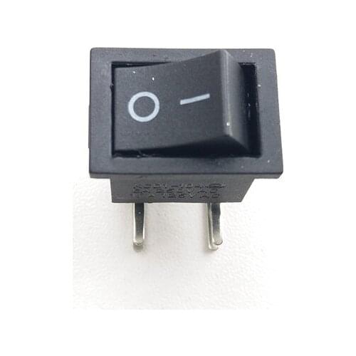 Rocker switch curved legs KCD1-104L 4 pin bent KCD1-104 250VAC 6A legs bent 2 gear for power supply