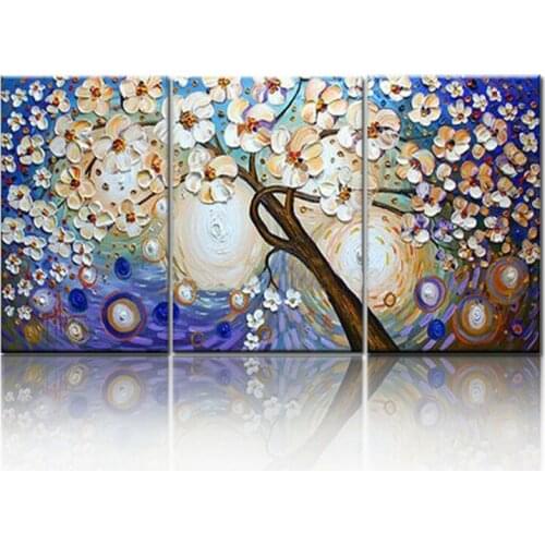 Lucky Tree Modern Abstract Oil Painting home decor wall art picture flowers on palette thick knife oil painting 168014