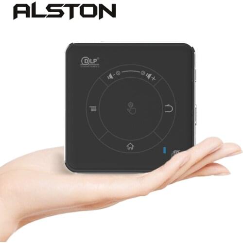 ALSTON C99 Mini DLP Android Projector WiFi Bluetooth 5.0 Portable LED Video Projector Home Cinema Support Miracast Airplay
