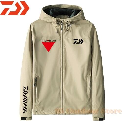 2021 New Men Hoodie Waterproof Auti-UV Sunscreen Daiwa Fishing Clothing Dawa Breathable Hiking Camping Sport Fishing Jacket
