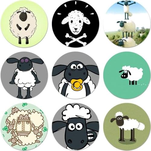 Sheep mutton cartoon Icons Pins Badge Decoration Brooches Metal Badges For Clothes Backpack Decoration