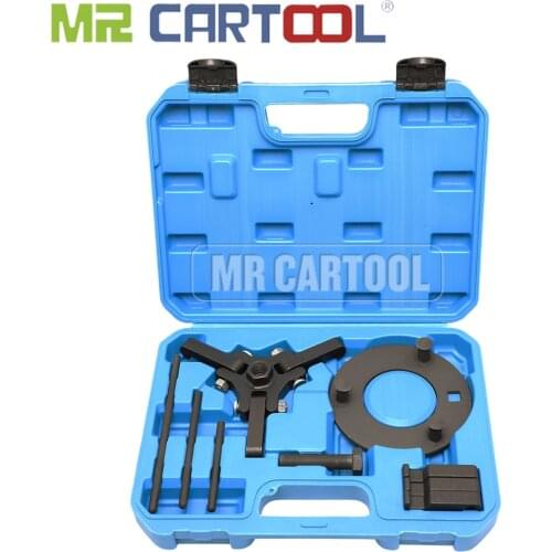 MR CARTOOL Harmonic Damper Pulley Removal Set Balancer Puller For GM Chrysler Chevrolet Hyundai Mazda Cadillac Car Repair Tool