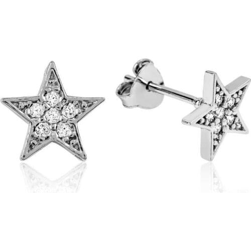 Tevuli 925 Sterling Silver Star Studded Earrings