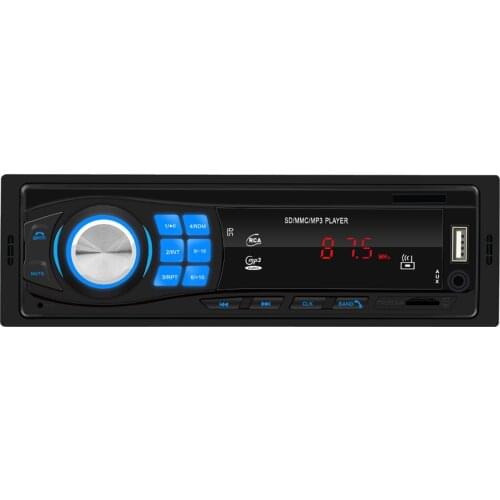 12V Universal Car Bluetooth MP3 Player TF/USB/AUX-in/BT Audio Player USB Interface 87.5-108Mhz FM radio Built-in smart BT chip