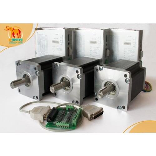 High Quality 3 Axis Nema 42 Stepper Motor 3256oz-in CNC & Driver Mill Control