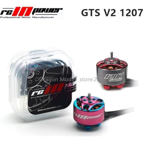 1/4PCS /RCINPOWER GTS V2 1207 5000KV 3-4S 7500KV 2-3S Brushless Motor for RC Drone FPV Racing Spare Parts Accessories