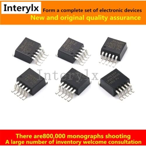 10Pcs LM2576SX LM2576S-5.0V/3.3V/12V/ADJ/NOPB Buck Circuit Voltage Regulator IC Chips