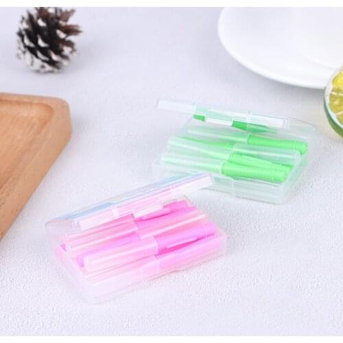 10Pcs I Shaped Interdental Brush Orthodontic Dental Teeth Brush Oral Care Tool