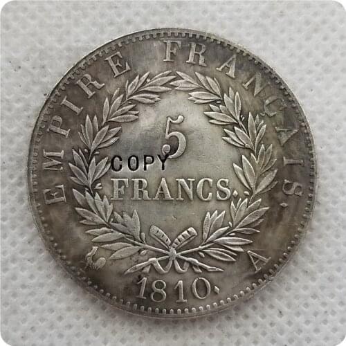 1810 FRANCE 5 FRANC Copy Coin commemorative coins-replica coins medal coins collectibles