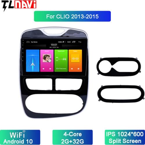 Tulenavi 10-inch screen Android 10 car radio multimedia navigation GPS for Renault Clio 2013 2014 2015 2016 2017 2018