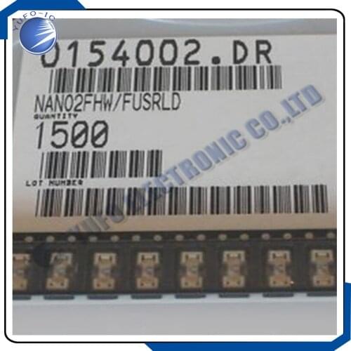 Free Shipping One Lot 0154002.DR FUSEBLOCK W/2A FUSE SMD ( Qty 100 ) *** NEW