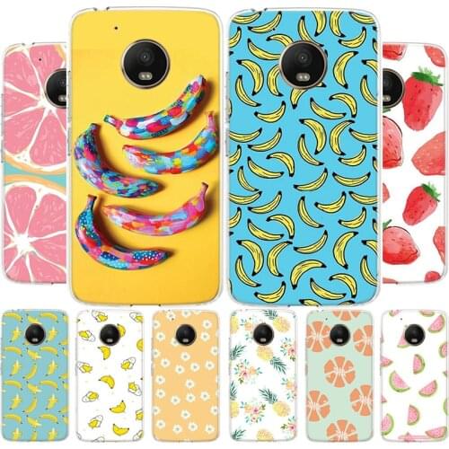 Funny Banana Cartoon Middle Finger Phone Case For Motoralo Moto G8 G7 G6 G5 E6 E5 E4 S PLUS PLAY POWER OneMacro Cover Coque soft