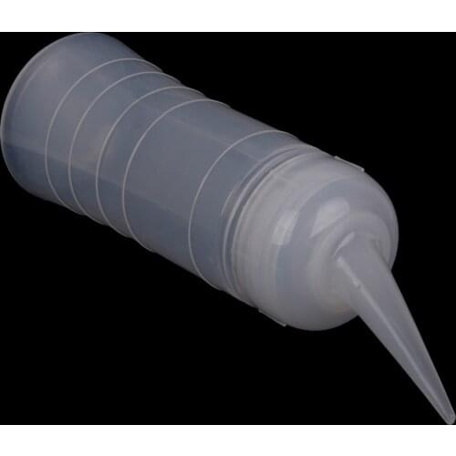 Hair Dye Color Tint-perm Applicator Bottle Angled Tip 5oz. Plastic Bottle