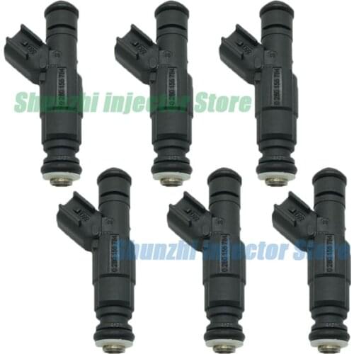 6pcs Fuel Injector Nozzle For Jeep Cherokee 99-01 Grand Cherokee 99-04 Wrangler 97-04 4.0L OEM:0280155784 0 280 155 784
