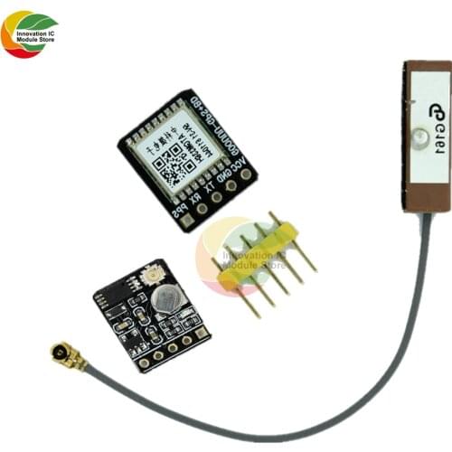 ATGM336H GPS+BDS Beidou Dual-Mode Module Flight Control Satellite Positioning Navigator /w Antenna Pins Replace NEO-M8N