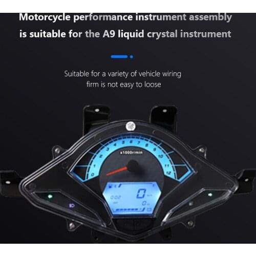 Motorcycle Refit Instrument Assembly Is Suitable For A9 Meter Electronic Liquid Crystal Digital Display Plate