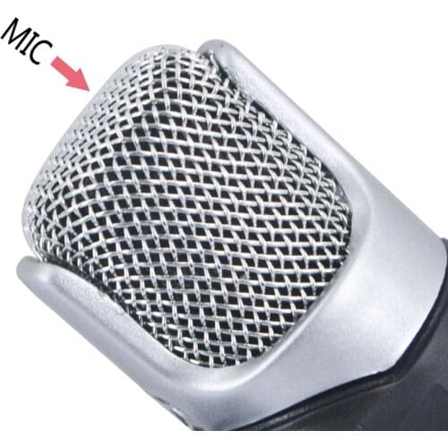 Kebidu New Arrival Condenser Mini Microphone Stereo Voice MIC 3.5mm for PC for Universal Computer Laptop Mobile Phone