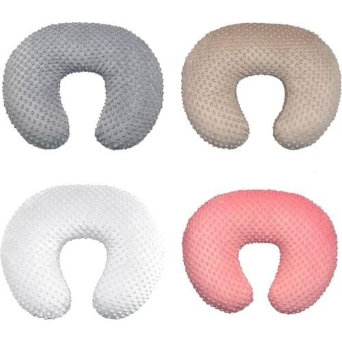 Soft Nursing U-shaped Pillow Slipcover Baby Breastfeeding Pillow Cover for Infants Little Boys Girls Use Supplies